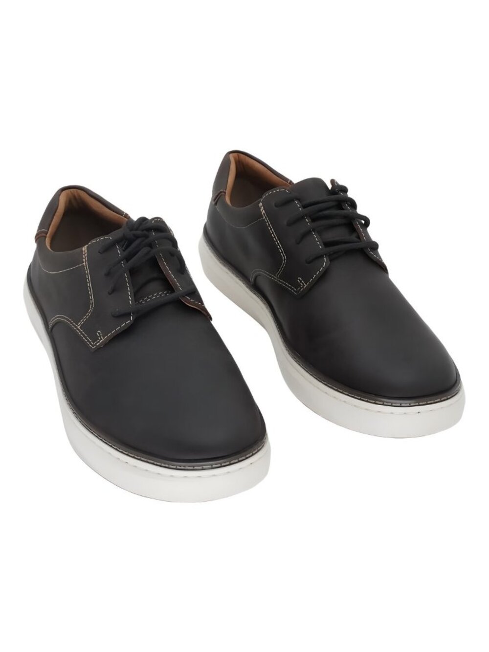 Johnston Murphy McGuffey Plain Toe Derby Brown Oiled Full Grain 8.5W